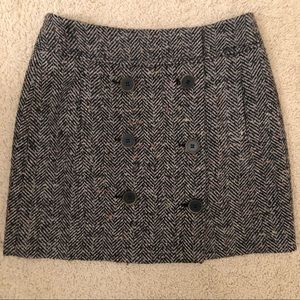 Ann Taylor Loft Herringbone Skirt